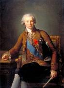 Elisabeth LouiseVigee Lebrun Portrait of the Comte de Vaudreuil oil on canvas